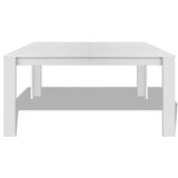 ZNTS Dining Table 140x80x75 cm White 243056