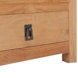 ZNTS bedside Cabinet 40x30x50 cm Solid Teak Wood 287228