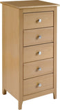 ZNTS Oslo 5 Drawer Narrow Chest 100-102-171