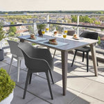ZNTS Keter Outdoor Chairs Akola 2 pcs White 422806