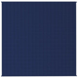 ZNTS Weighted Blanket Blue 200x200 cm 13 kg Fabric 350743