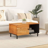 ZNTS Coffee Table 80x50x40 cm Solid Wood Acacia 356859