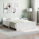 ZNTS Bed Frame without Mattress White 120x200 cm 3203740