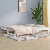 ZNTS Pull-out Day Bed without Mattress White 2x cm 820428