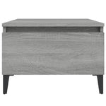 ZNTS Side Tables 2 pcs Grey Sonoma 50x46x35 cm Engineered Wood 819529