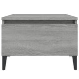 ZNTS Side Tables 2 pcs Grey Sonoma 50x46x35 cm Engineered Wood 819529