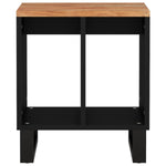 ZNTS Side Table 40x31x46 cm Solid Wood Acacia&Engineered Wood 350645
