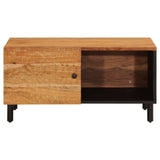 ZNTS Coffee Table 80x50x40 cm Solid Wood Acacia 356859