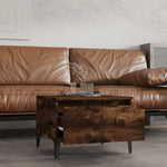 ZNTS Side Tables 2 pcs Smoked Oak 50x46x35 cm Engineered Wood 819527