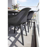 ZNTS Keter Outdoor Chairs Akola 2 pcs Graphite 422804