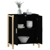 ZNTS Sideboard Black 62x38x70 cm Engineered Wood 345670