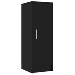 ZNTS Shoe Cabinet Black 32x35x92 cm Engineered Wood 808973