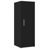 ZNTS Shoe Cabinet Black 32x35x92 cm Engineered Wood 808973