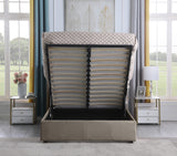 ZNTS Amelia Plus 4'6" Storage Bed 200-203-107