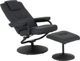 ZNTS Ascot Recliner Chair & Footstool 300-310-011