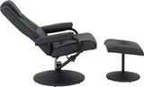 ZNTS Ascot Recliner Chair & Footstool 300-310-011