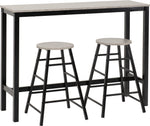 ZNTS Athens Breakfast Bar Set 400-401-193