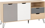 ZNTS Bergen 2 Door 2 Drawer Sideboard 400-405-032