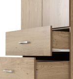 ZNTS Charles 2 Door 2 Drawer Wardrobe 100-101-014