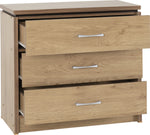 ZNTS Charles 3 Drawer Chest 100-102-017