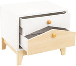 ZNTS Cody 2 Drawer Bedside 100-103-090