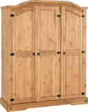 ZNTS Corona 3 Door Wardrobe 100-101-023