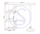 ZNTS Charisma Home Bar Table 400-403-054