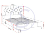 ZNTS Freya 4'6" Bed 200-203-115