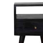 Mini Ash Black Bedside IN967