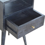 Mini Ash Black Bedside IN967