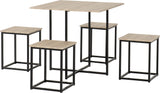 ZNTS Kent 1+4 Stowaway Dining Set 400-401-294