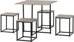 ZNTS Kent 1+4 Stowaway Dining Set 400-401-293