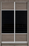 ZNTS Lisbon 2 Door Sliding Wardrobe 100-101-060