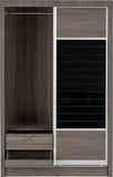 ZNTS Lisbon 2 Door Sliding Wardrobe 100-101-060