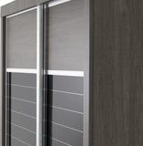 ZNTS Lisbon 2 Door Sliding Wardrobe 100-101-060