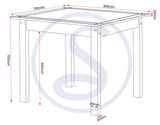 ZNTS Panama Dining Set 400-401-066