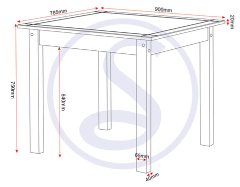 ZNTS Panama Dining Set 400-401-066