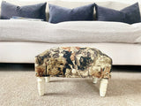 Cat Fabric Footstool with Drawer M2161