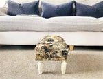 Cat Fabric Footstool with Drawer M2161