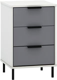 ZNTS Madrid 3 Drawer Bedside 100-103-091