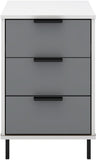 ZNTS Madrid 3 Drawer Bedside 100-103-091