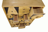 Alphabet Cabinet 54 x 26 x 89cm N0140