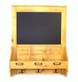 Chalkboard with hooks and Post Space 47 x 10 x 59cm N0147