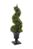 Boxwood Spiral Topiary with Pot 90cm N0233