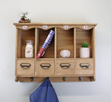 Wooden Wall Hanging Storage Unit N0305