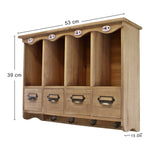 Wooden Wall Hanging Storage Unit N0305