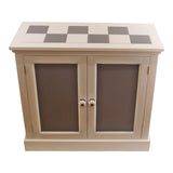 Contemporary Grey & White Cupboard Unit, 2 Doors N0327