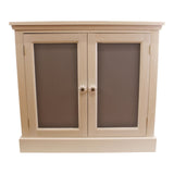 Contemporary Grey & White Cupboard Unit, 2 Doors N0327