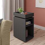 ZNTS Naples Storage Side Table 300-302-043