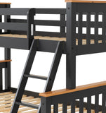 ZNTS Neptune Triple Sleeper Bunk Bed 200-205-023